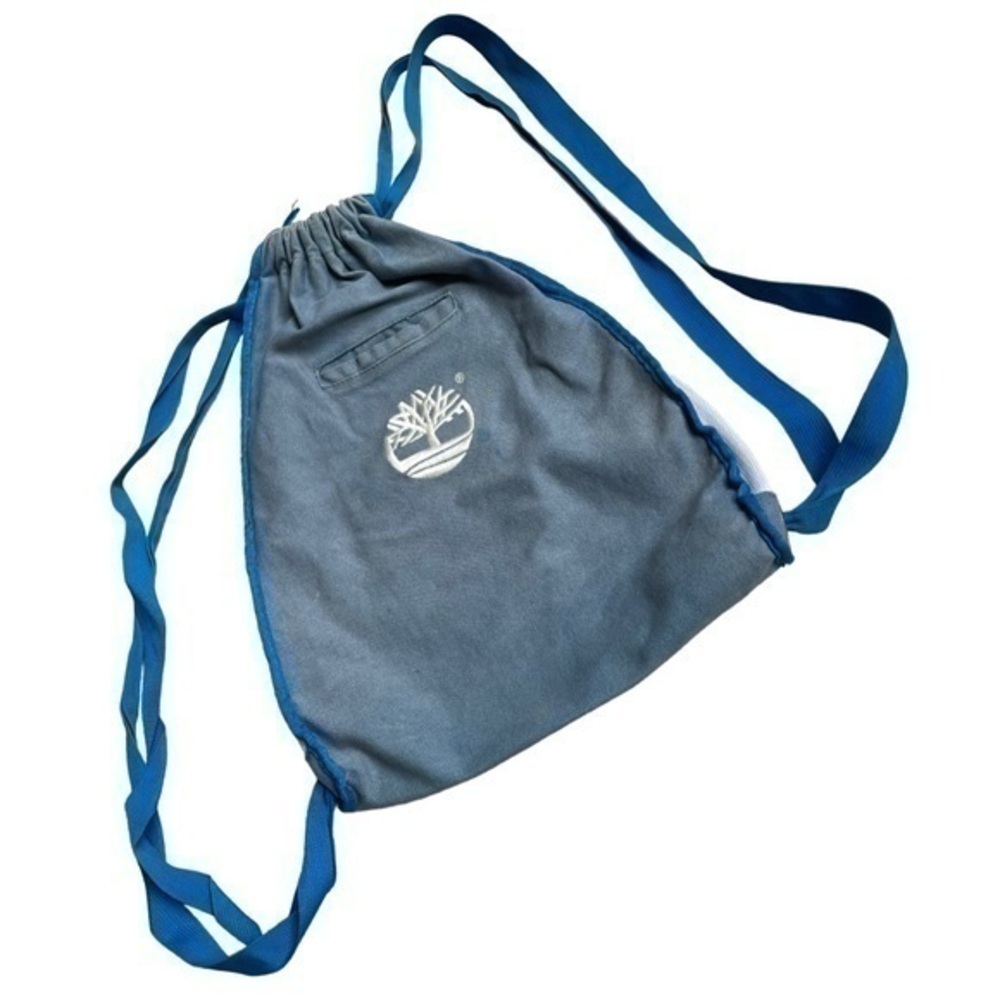 TIMBERLAND | VINTAGE TIMBERLAND DENIM DRAWSTRING BACKPACKS BAG